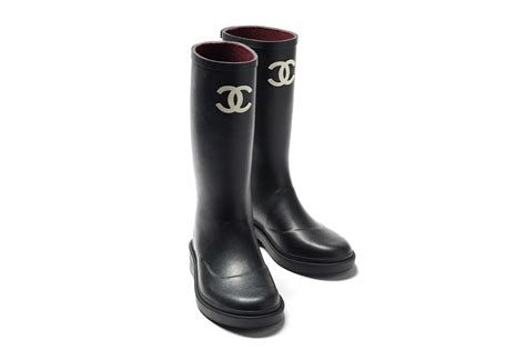 chanel wellie boots|Chanel boots for sale.